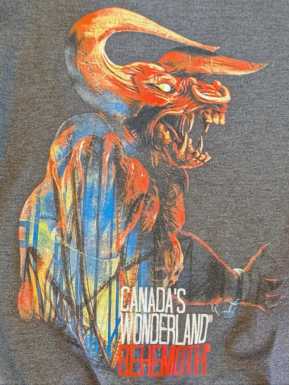 Canada's Wonderland Behemoth Rollercoaster Crew neck
